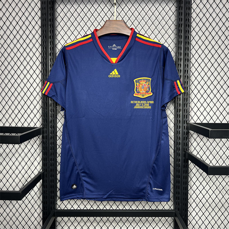 Retro Spain 2010 Away jersey Fan Version