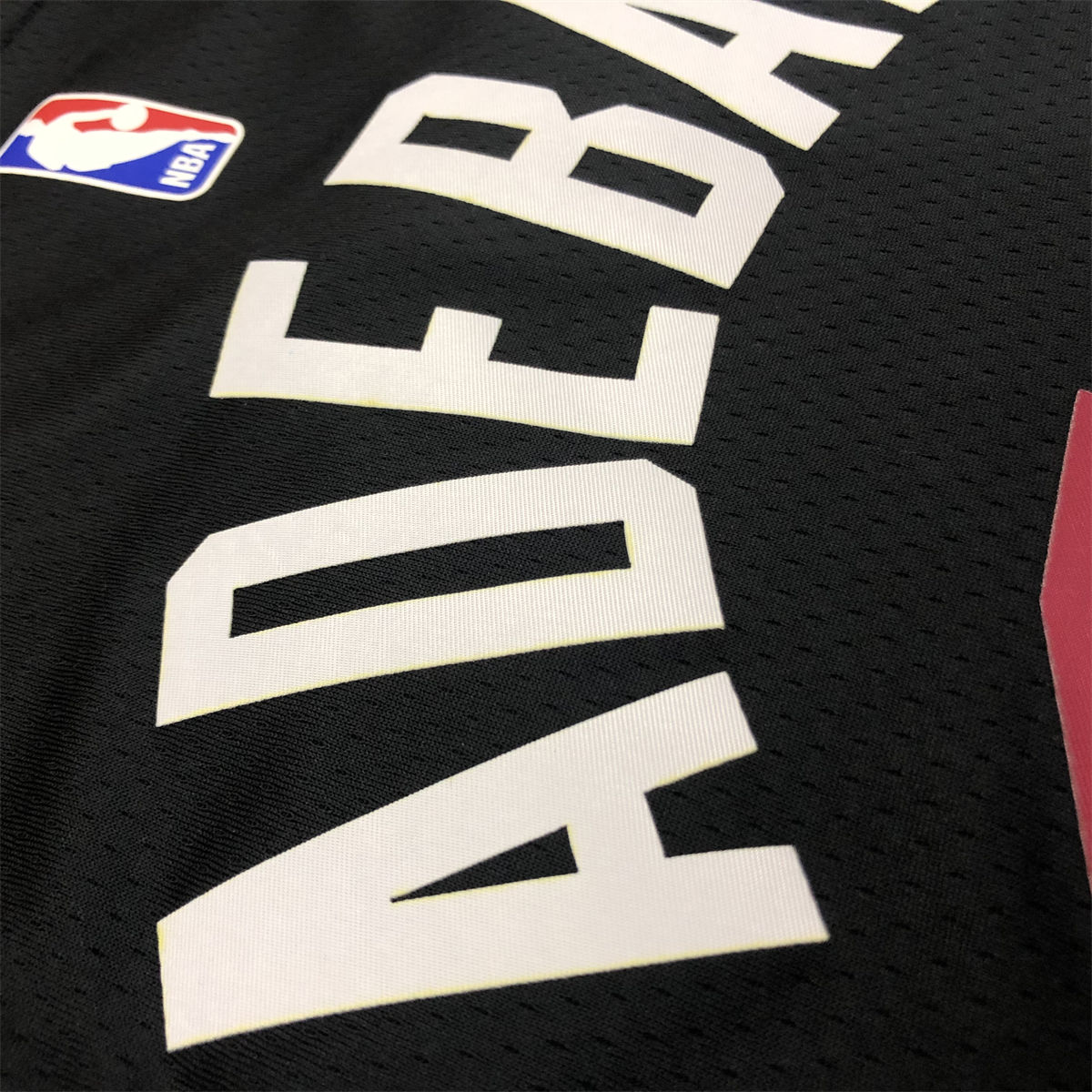 NBA Miami Hearts V-Neck Black Jersey ADEBAYO#13 S-XXL