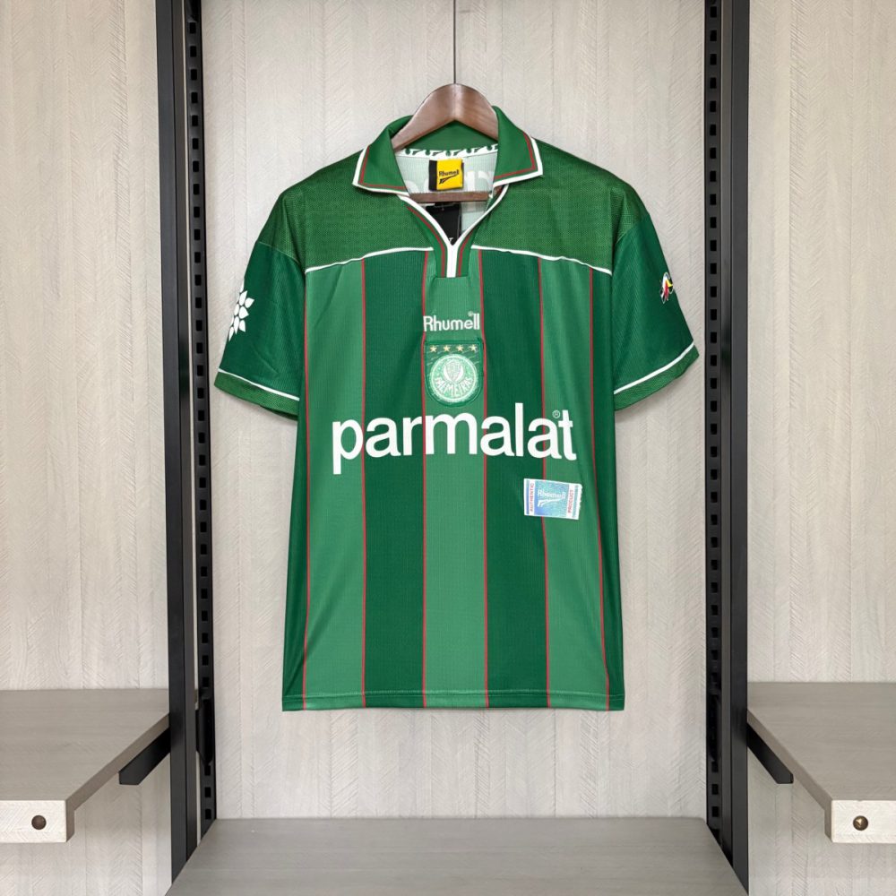 Retro 1999 Palmeiras Liberator Cup Champion Jersey Fan Version