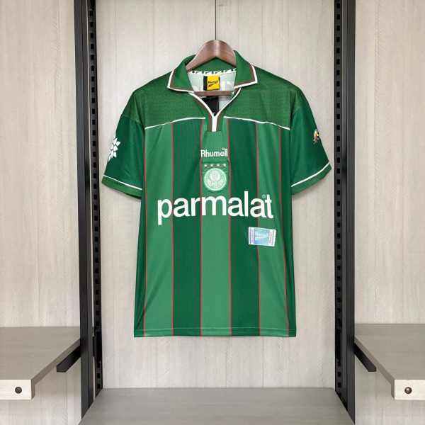 Retro 1999 Palmeiras Liberator Cup Champion Jersey Fan Version