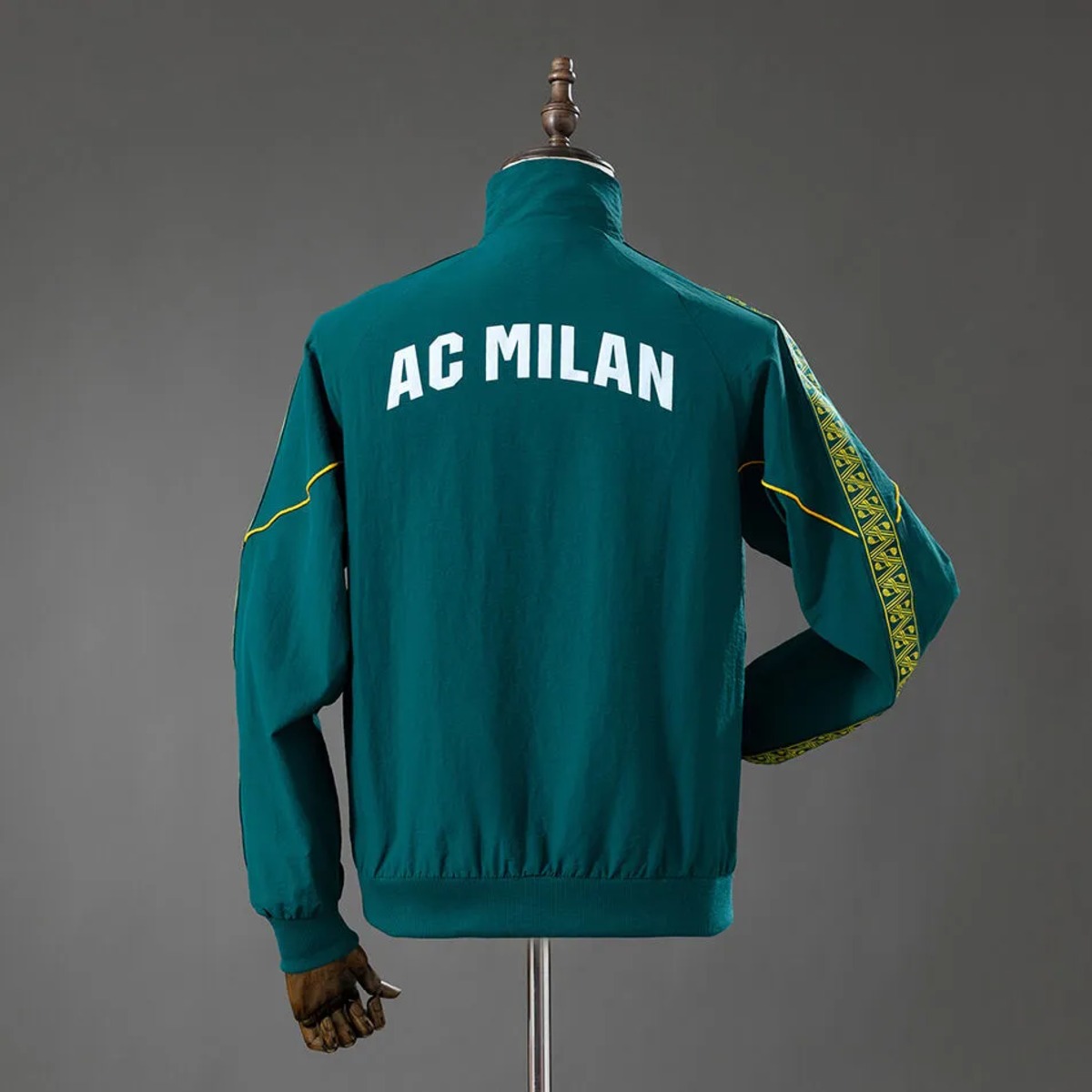 2026 AC Milan KING Anthem Green Jacket Windbreaker