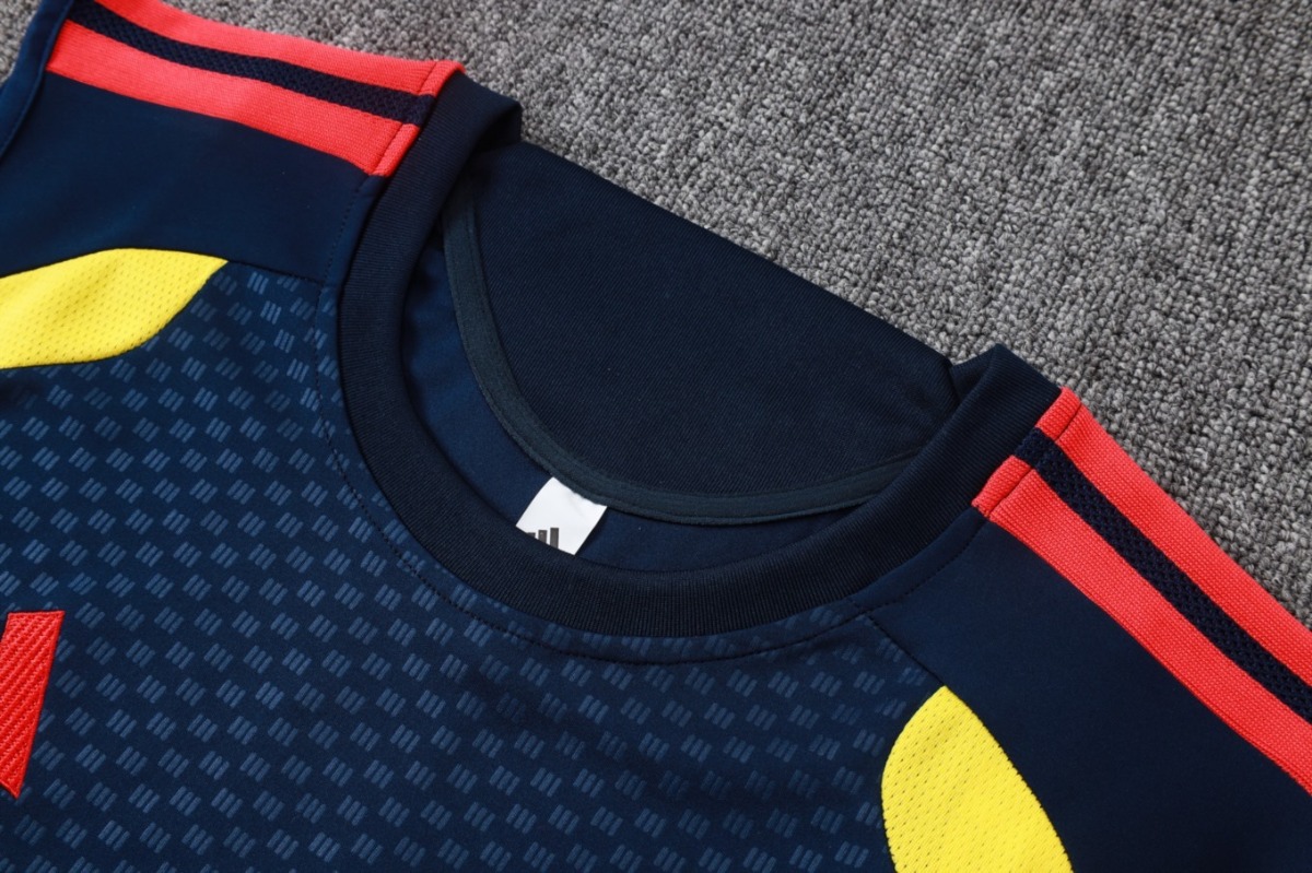 2026 Colombia Royal blue Training Set Shirt and Shorts