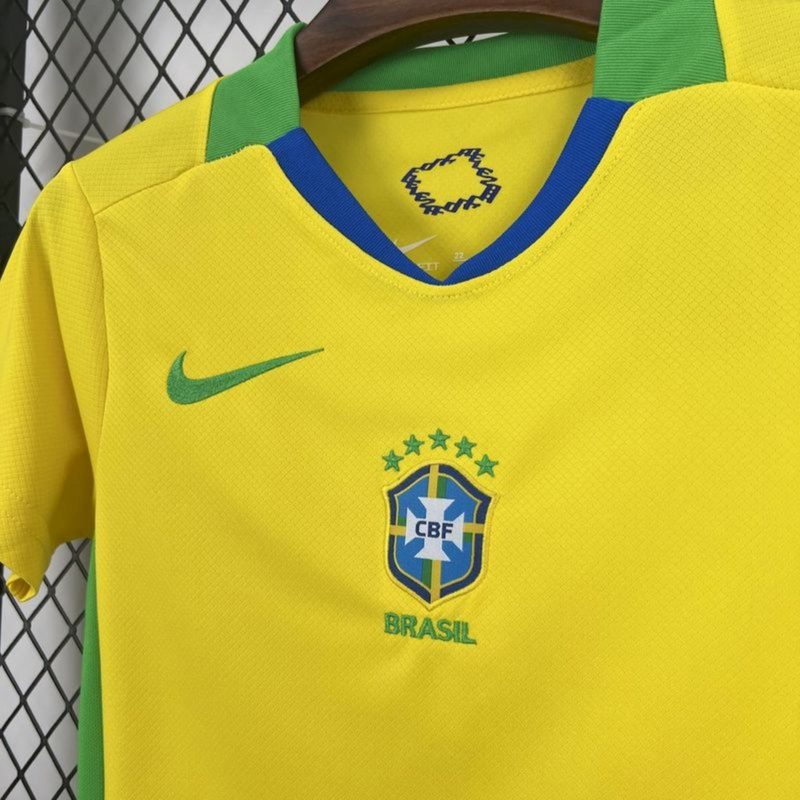 2025/26 Brazil Home jersey kids Kits size: 16-28