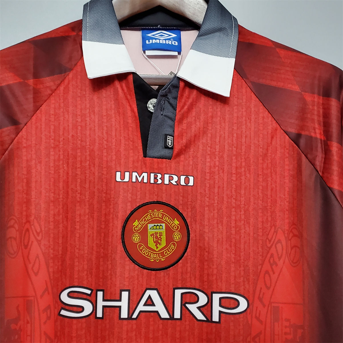 Retro Manchester United 1996 home jersey Fan Version