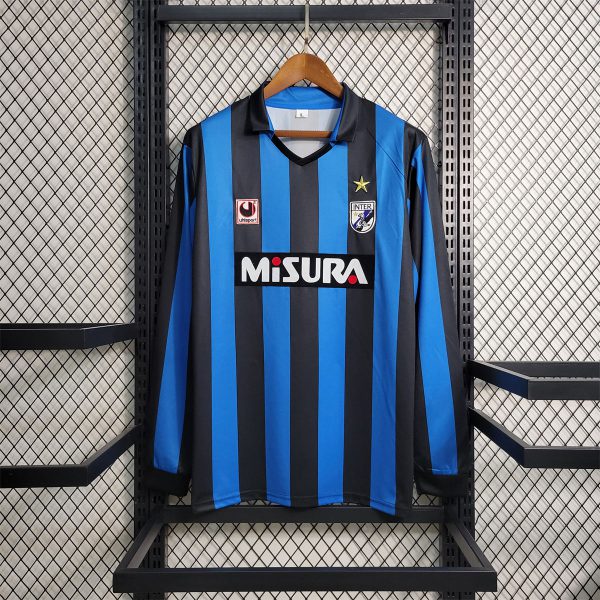 Retro Inter Milan 1988 Home long sleeve jersey Fan Version