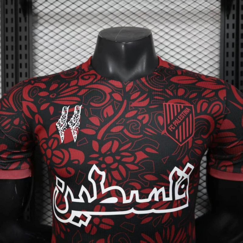 2025/26 Palestino Special Edition Red jersey Player Version
