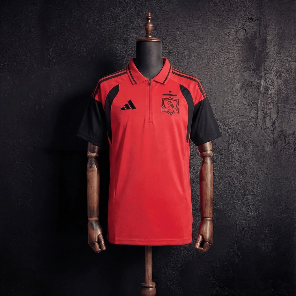 2026 Colo Colo Red Polo Fan Version