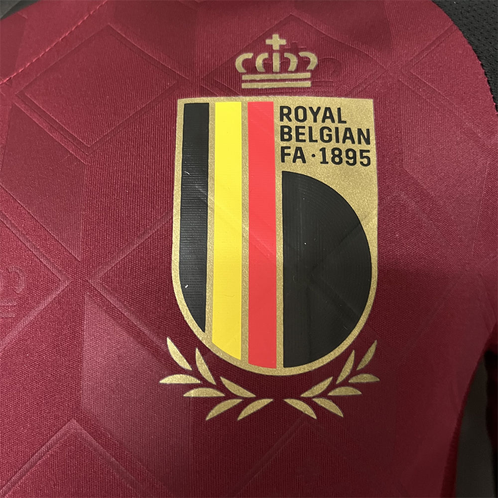 24/25 Belgium Euro Home Jersey Player Version