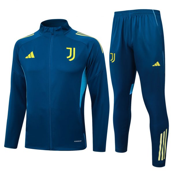 2025/26 Juventus blue Jacket Training Suit Set Football Team Shirt Sports Fashion