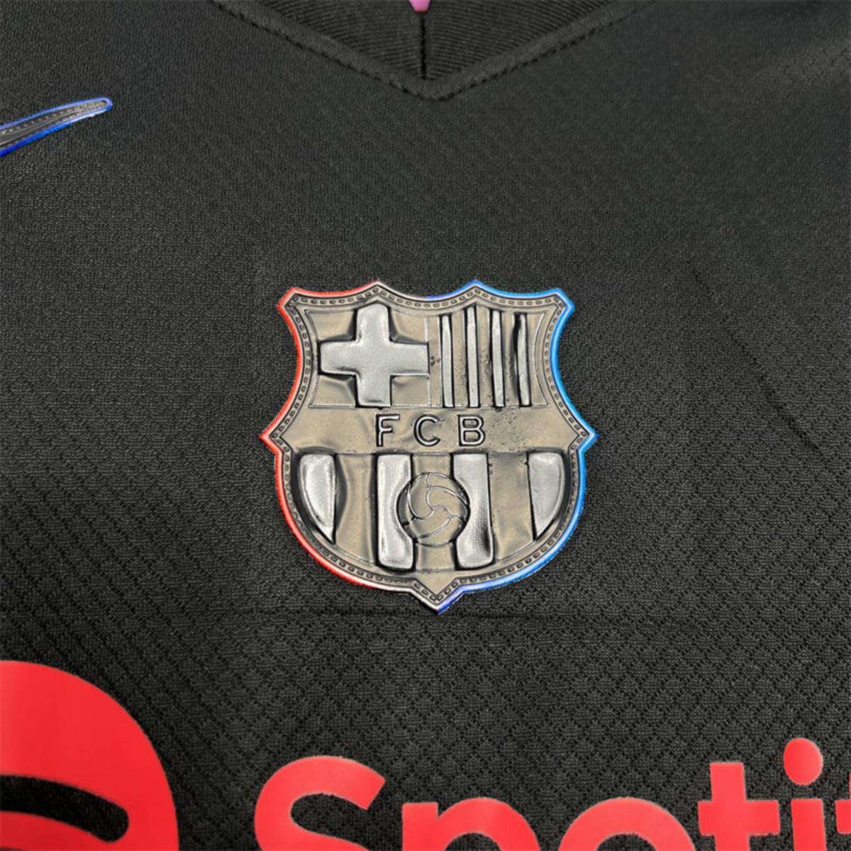 24/25 Kids Barcelona Away jersey Kid Kits Size 16-28