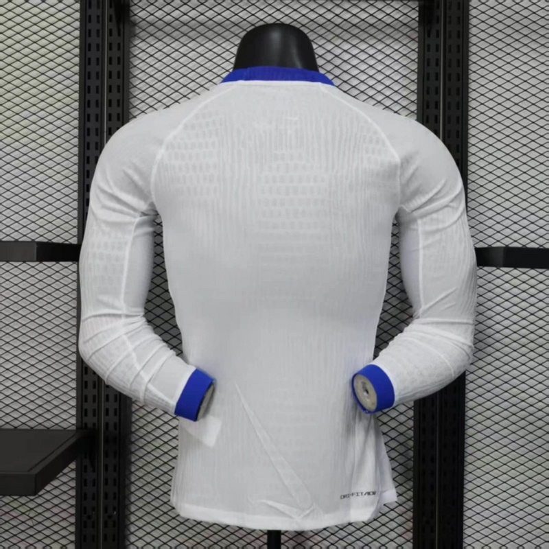 2025/26 England Women' Euro Home Long Sleeve Jersey Player Version
