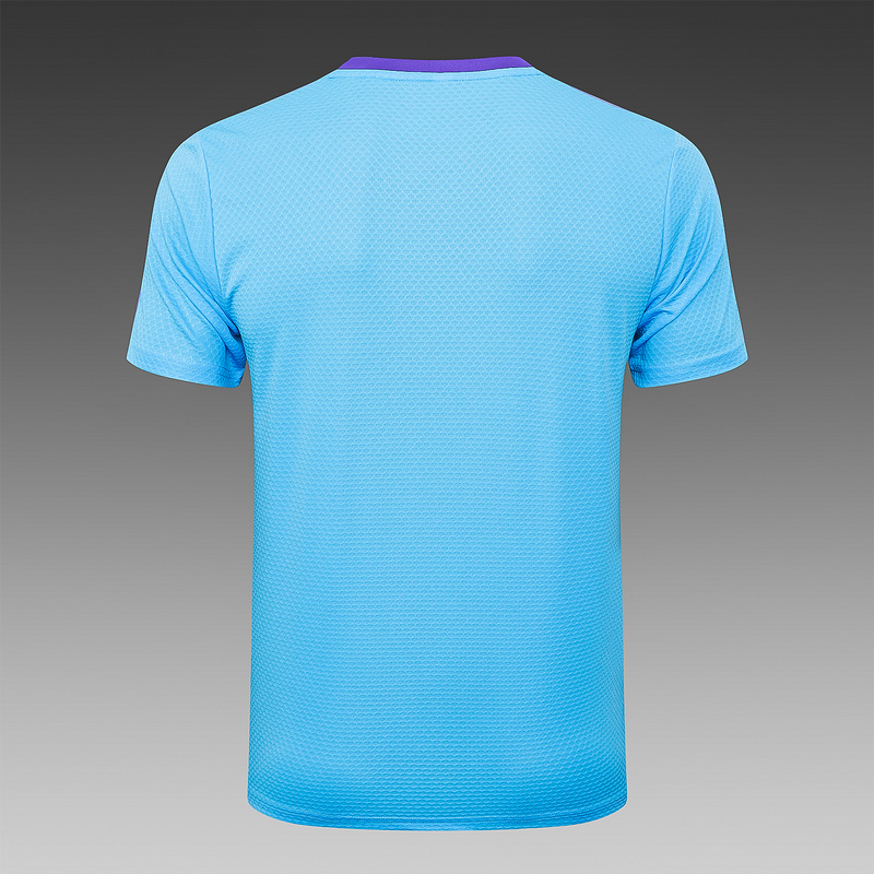 2025/26 Real Madrid Light blue Training Set Shirt and Shorts