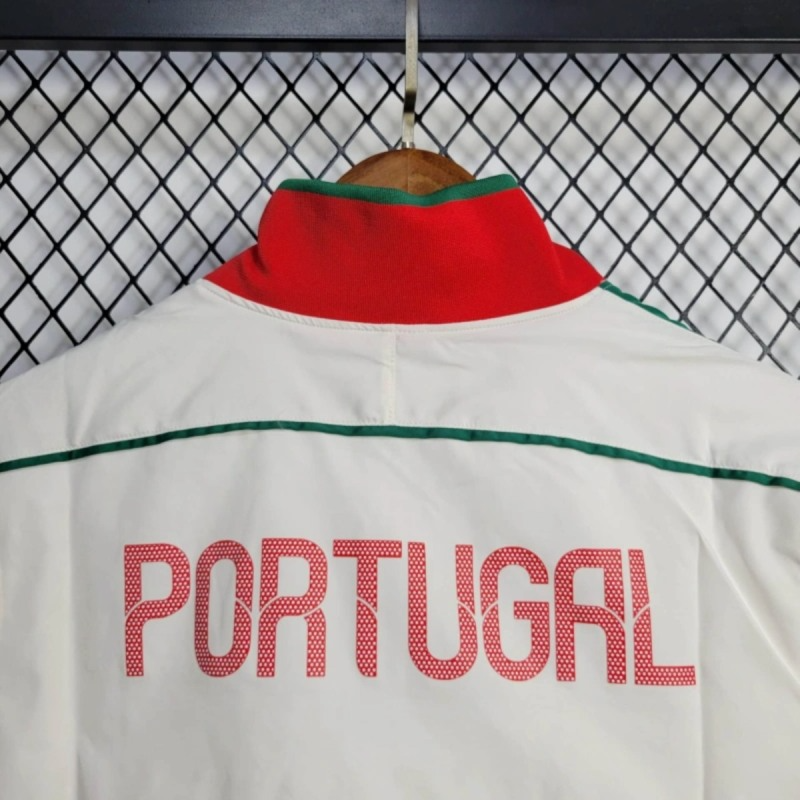 2025 Portugal White Windbreaker Sport Unifom jersey Sport Unifom