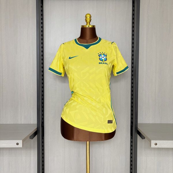 Brazil 2026 World Cup Home Womens Jersey Player Version