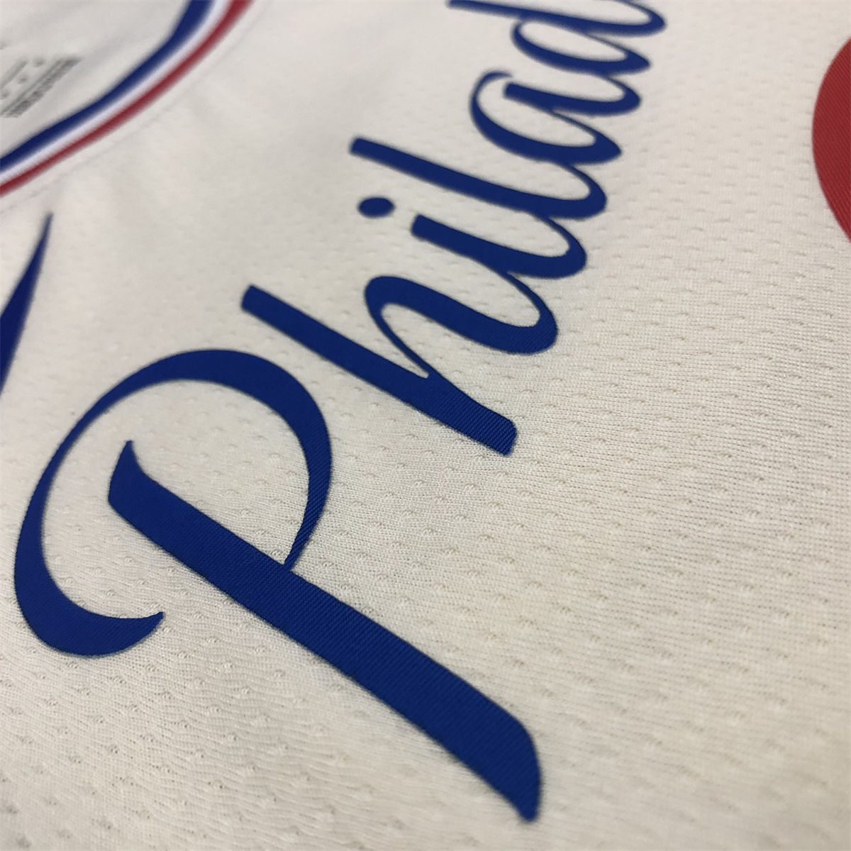 NBA Philadelphia 76ers Round neck White Jersey SIMMONS#25 S-XXL