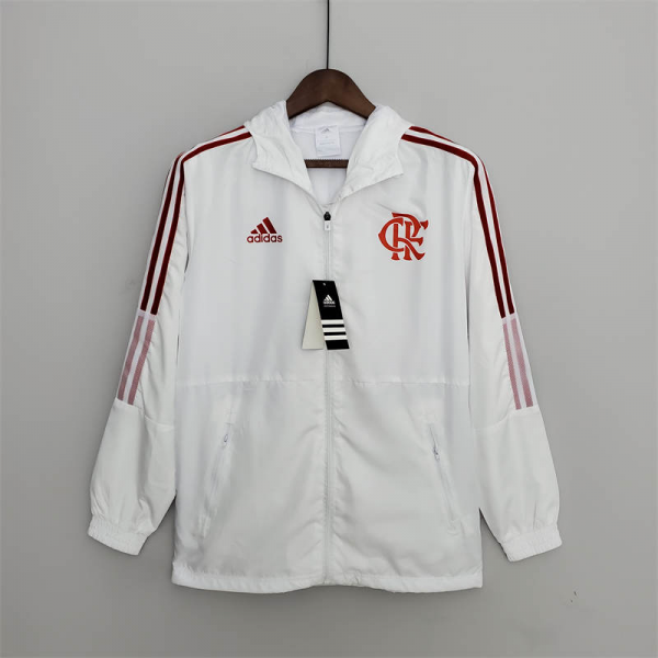 2022 Flamengo Windbreaker White Sport Unifom jersey Sport Unifom