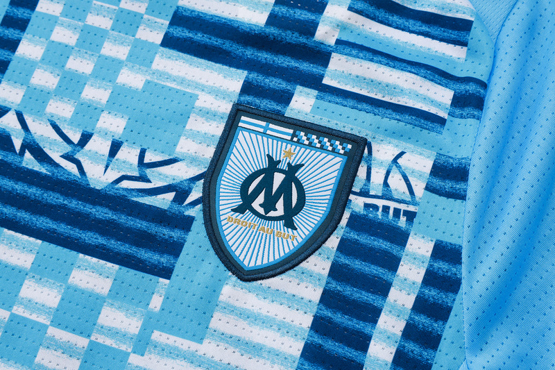 24/25 Marseilles Light blue Training Set Shirt and Shorts