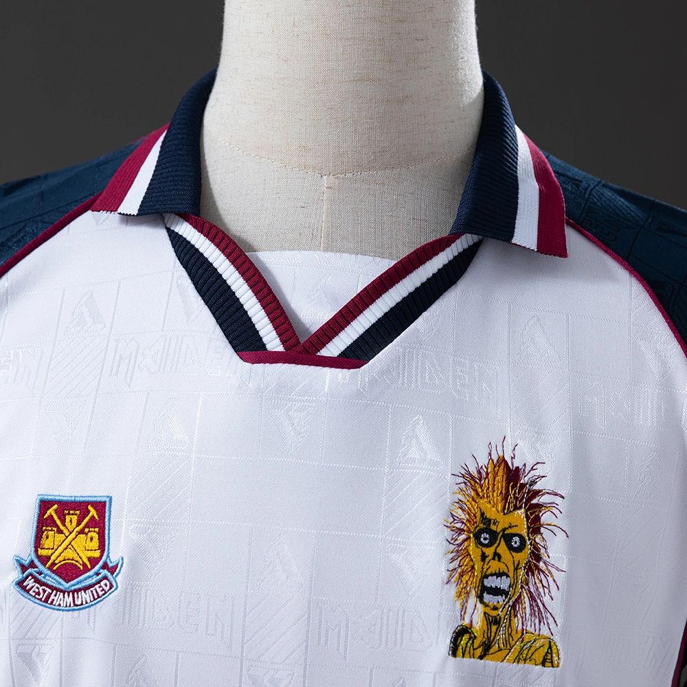 Retro West Ham United 1999/2001 away(Iron Lady) jersey Fan Version