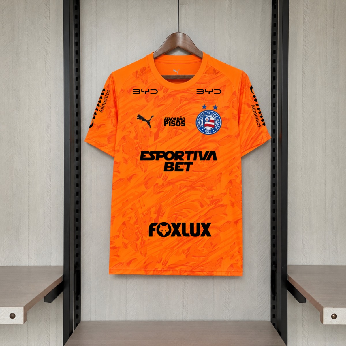 2026/27 Bahia Goalkeeper Orange Jersey Fan Version