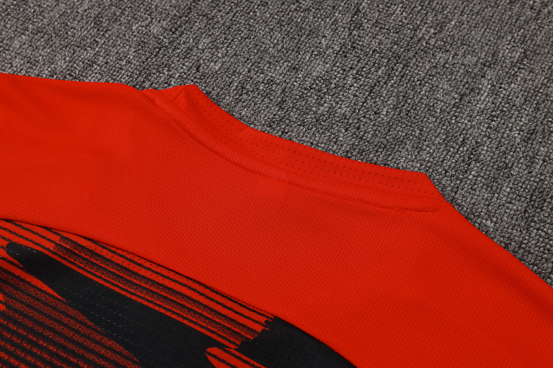 24/25 AC Milan Red Black Training Set Shirt and Shorts