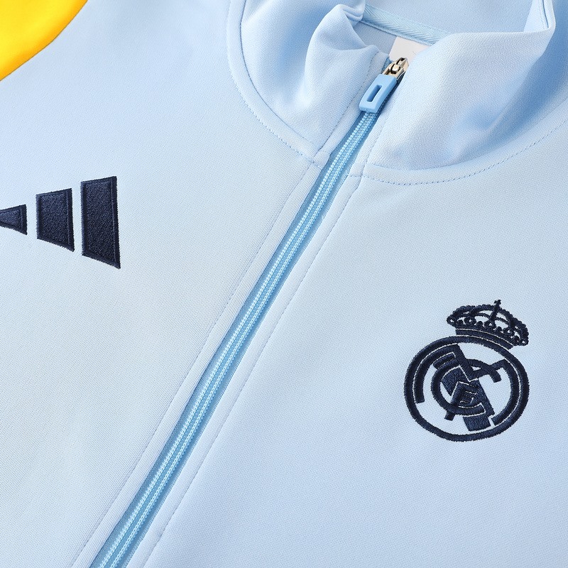 2024 Real Madrid Light Jacket Training Suit Set Football Team Shirt Sports Fashion