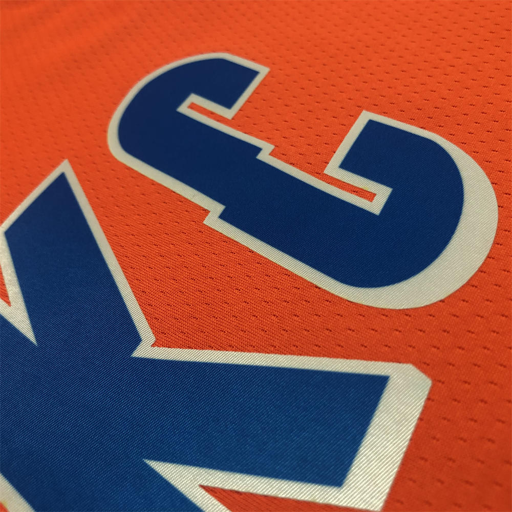 NBA Oklahoma City Thunder V-Neck Orange Jersey ANTHONY#7 S-XXL