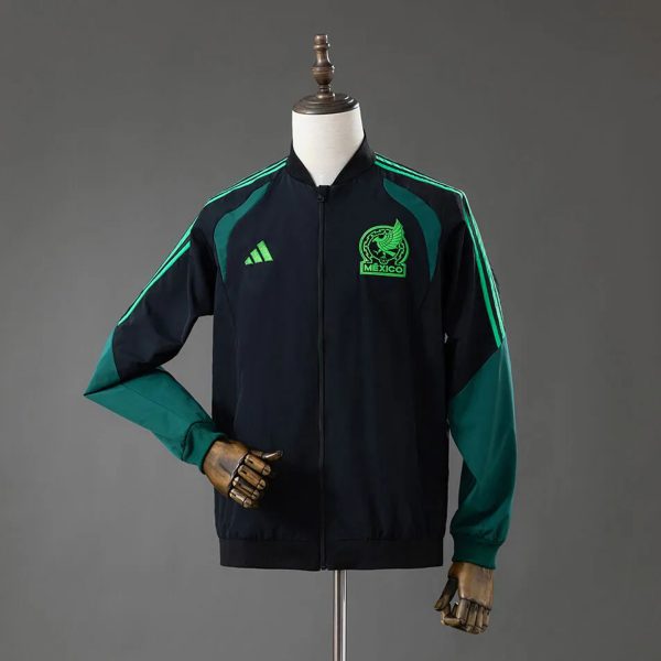 2026 Mexico Black Jacket Windbreaker