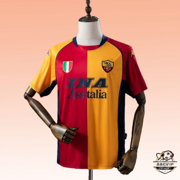 Retro Roma 01/02 Home jersey Fan Version