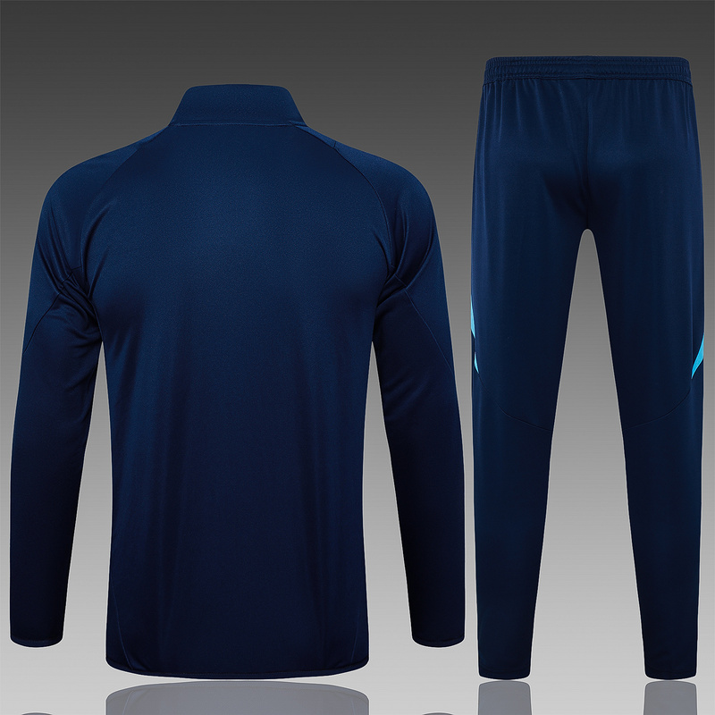 2024/25 Flamengo Royal blue Jacket Training Suit Set Football Team Shirt Sports Fashion