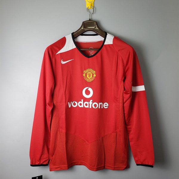 Retro Manchester United  2005 models Long Sleeve jersey Fan Version