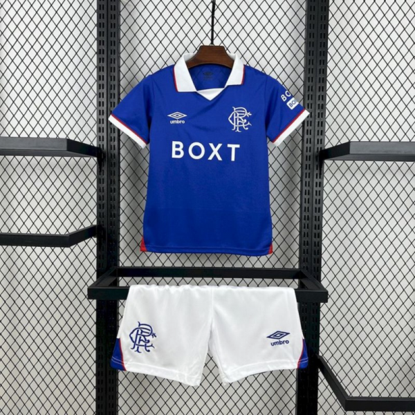 2025/26 Rangers Home jersey kids Kits size: 16-28