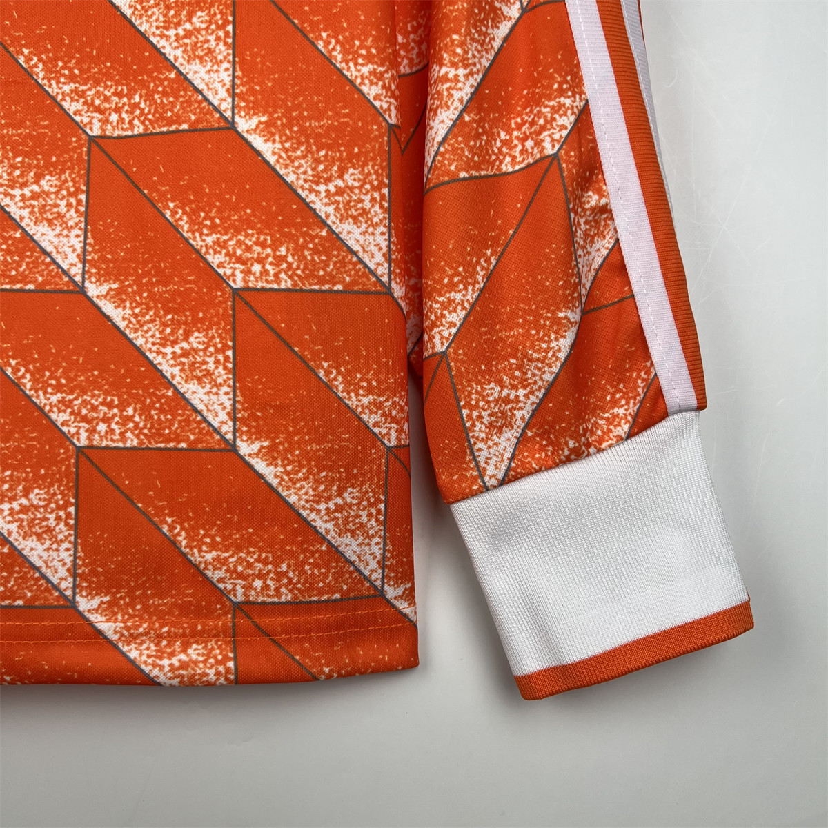 Retro Netherlands 1988 Holland Home Long Sleeve jersey Fan Version