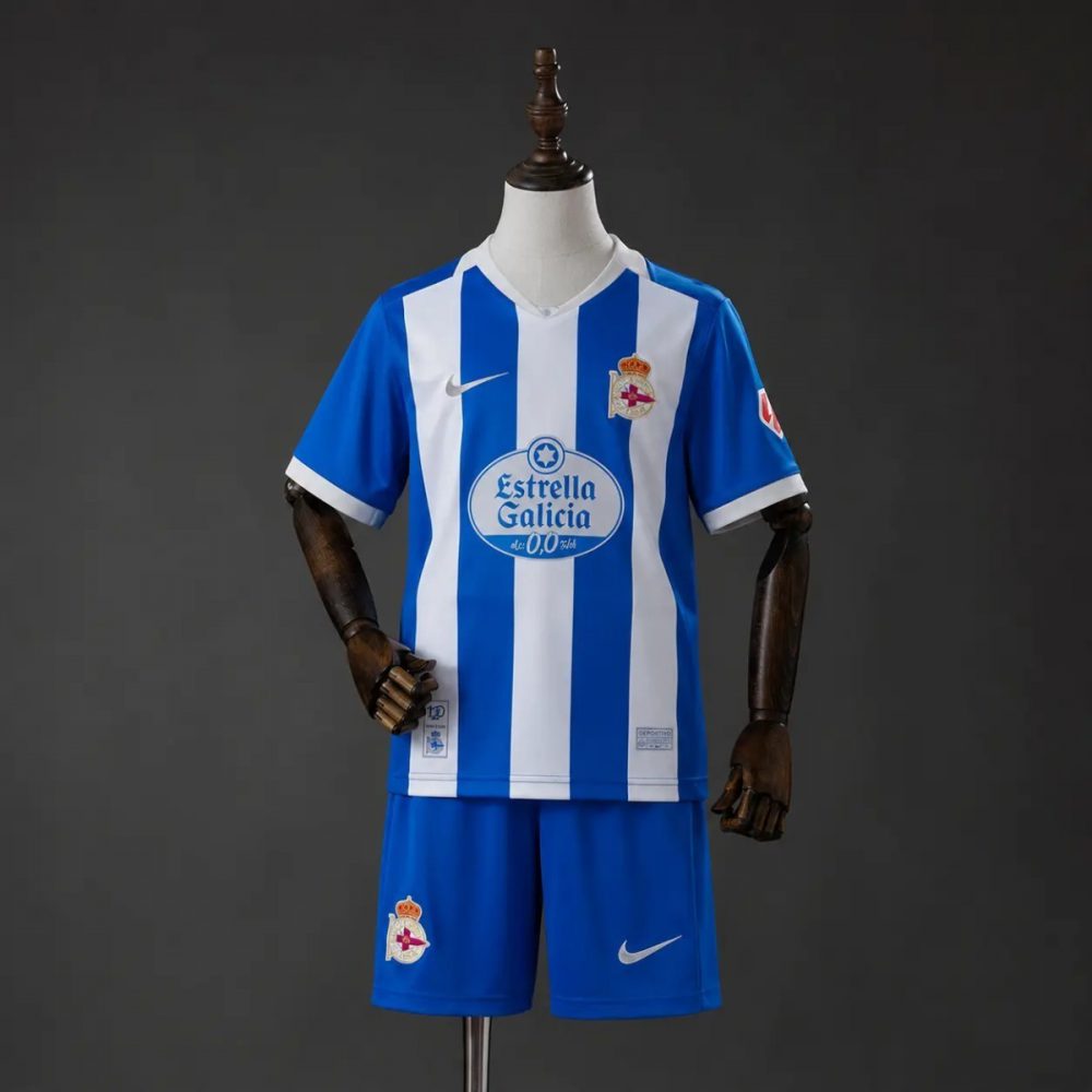 2026/27 Deportivo de La Coruna Home Kids Kits