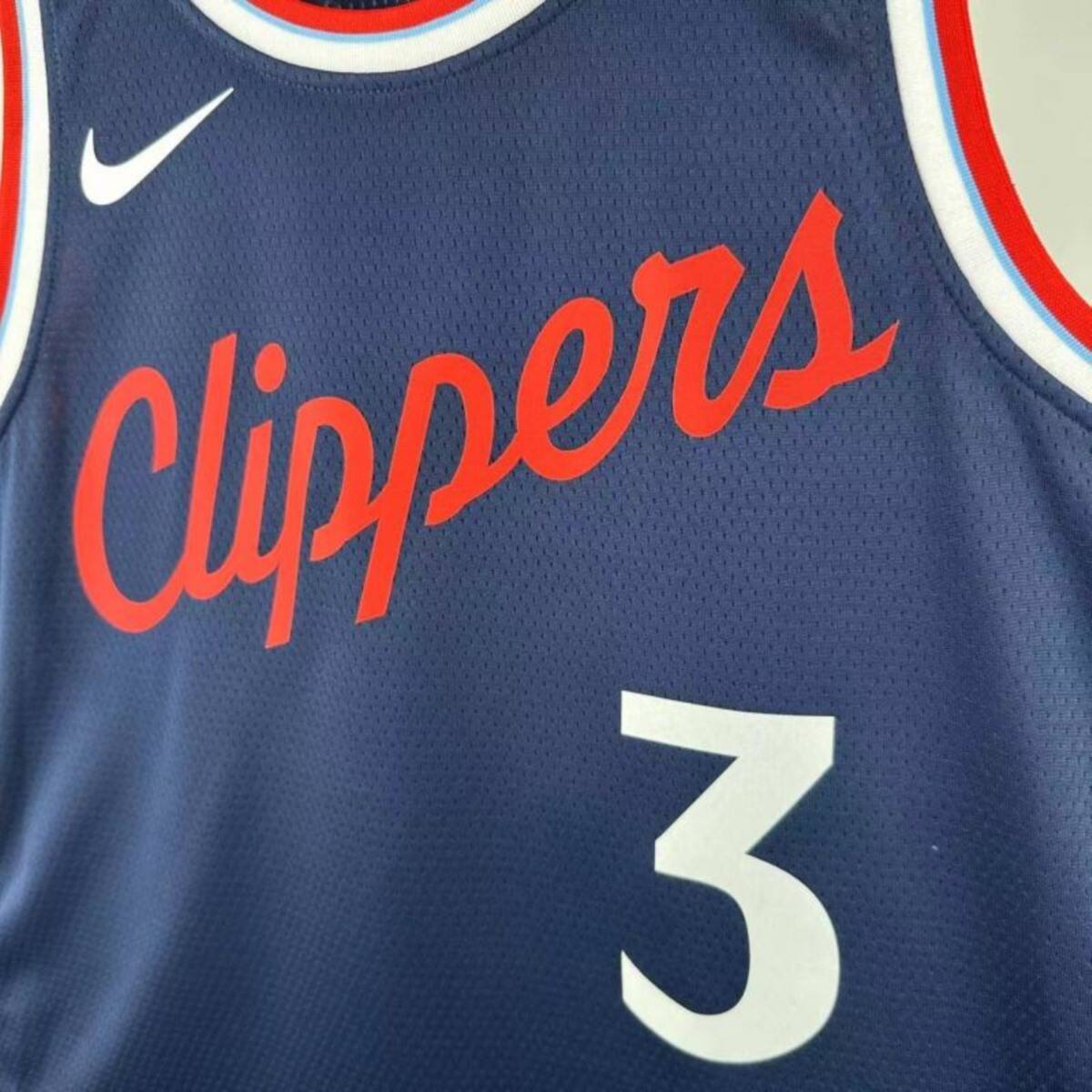 NBA Los Angeles Clippers 24/25 Round Neck dark blue Jersey PAUL#3 S-XXL