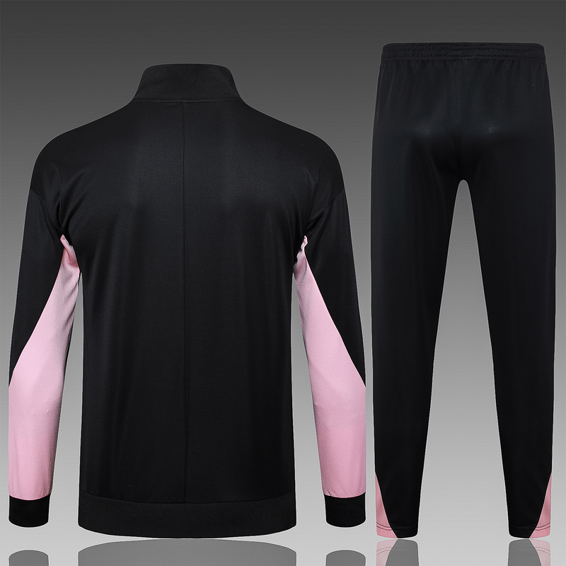 2024/25 Paris Black Jacket Training Suit Set Football Team Shirt Sports Fashion
