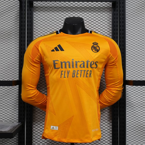 24/25 Real Madrid Away Jersey Long Sleeves Player Version