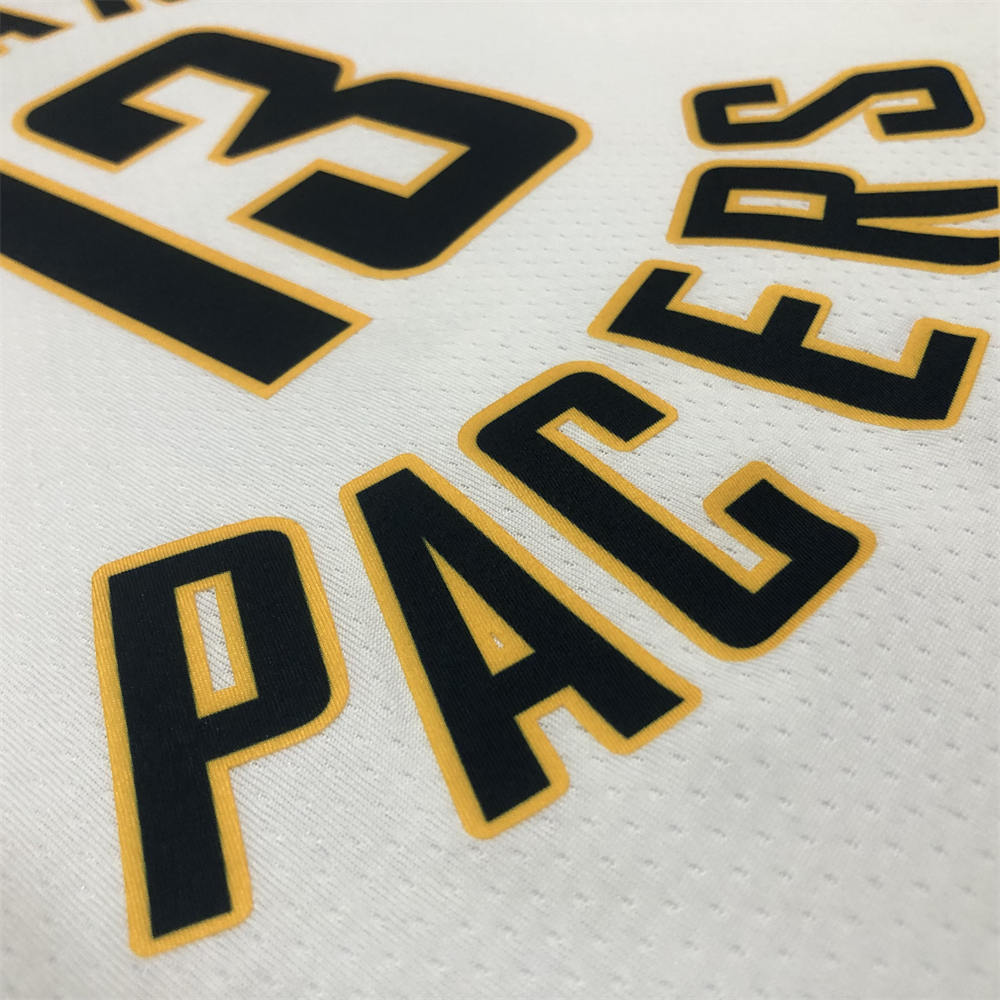 NBA Indiana Pacers V-Neck White Jersey GEORGE#13 S-XXL