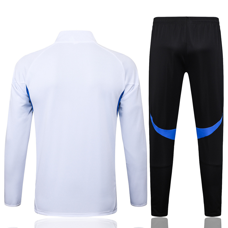 2025/26 Manchester United White Jacket Training Suit Set Football Team Shirt Sports Fashion