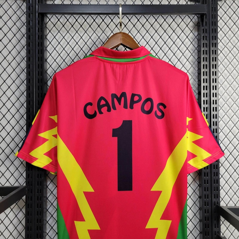 Retro Mexico 1995 Goalkeeper Colorful jersey Fan Version CAMPOS Number 1