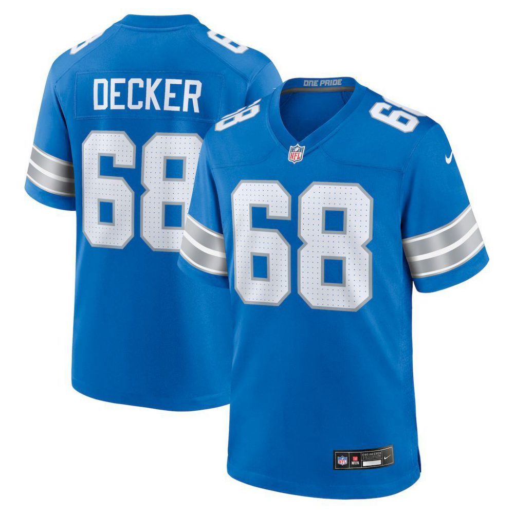 NFL Detroit Lions Jeysey DECKER #68