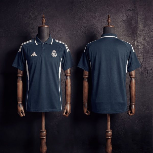 2025/26 Real Madrid Training Deep Grey jersey Fan version
