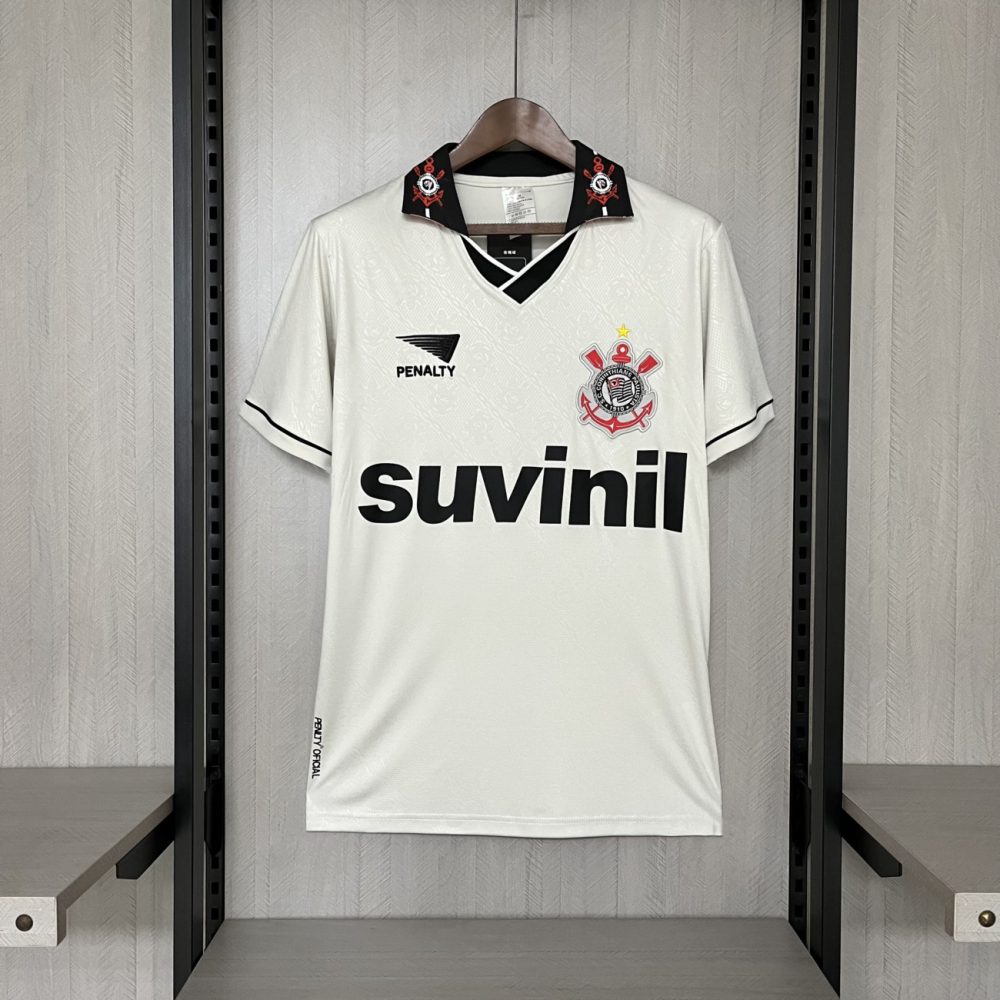 Retro 1996 Corinthians Home jersey Fan Version