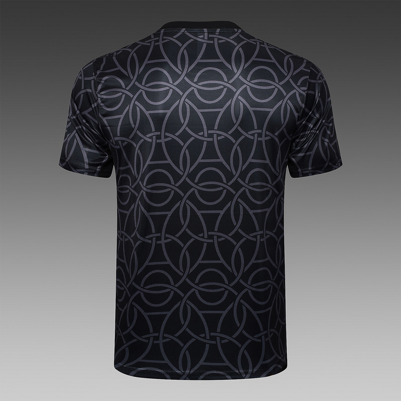 24/25 Paris Black Training Set Shirt and Shorts