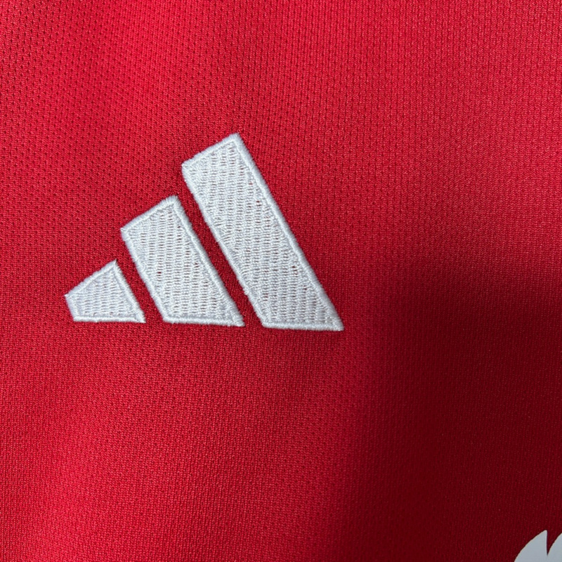 2025/26 Manchester United home jersey Kid Kits Size 16-28