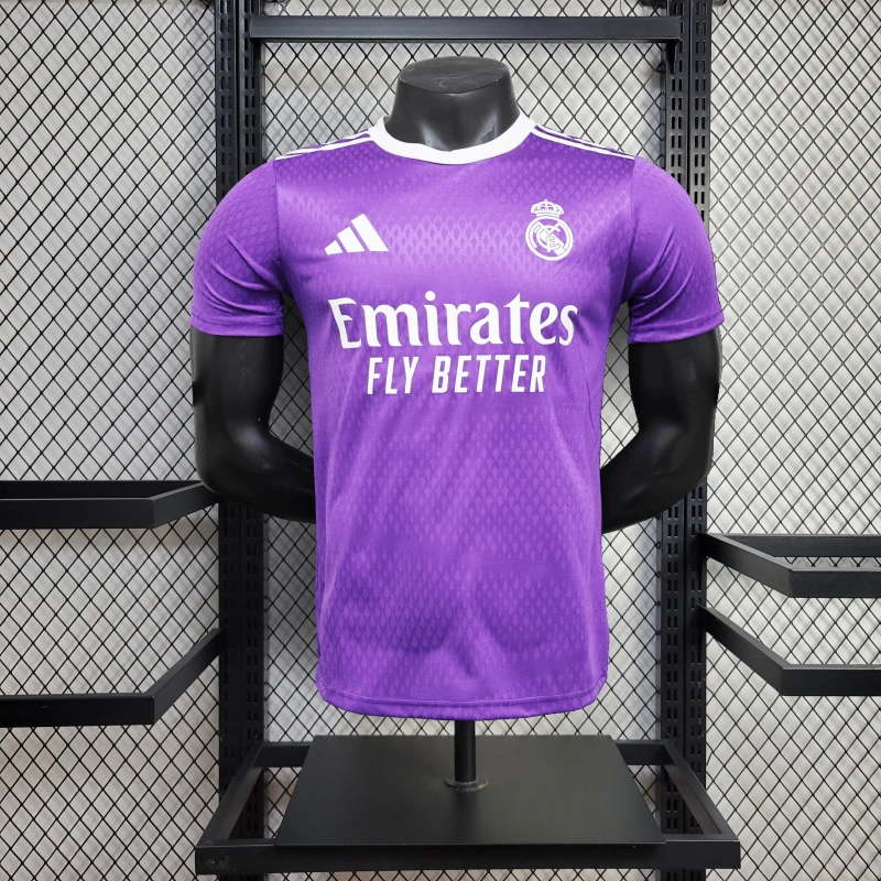 25/26 Real Madrid Co Branded Special Edition Purple jersey Player Version
