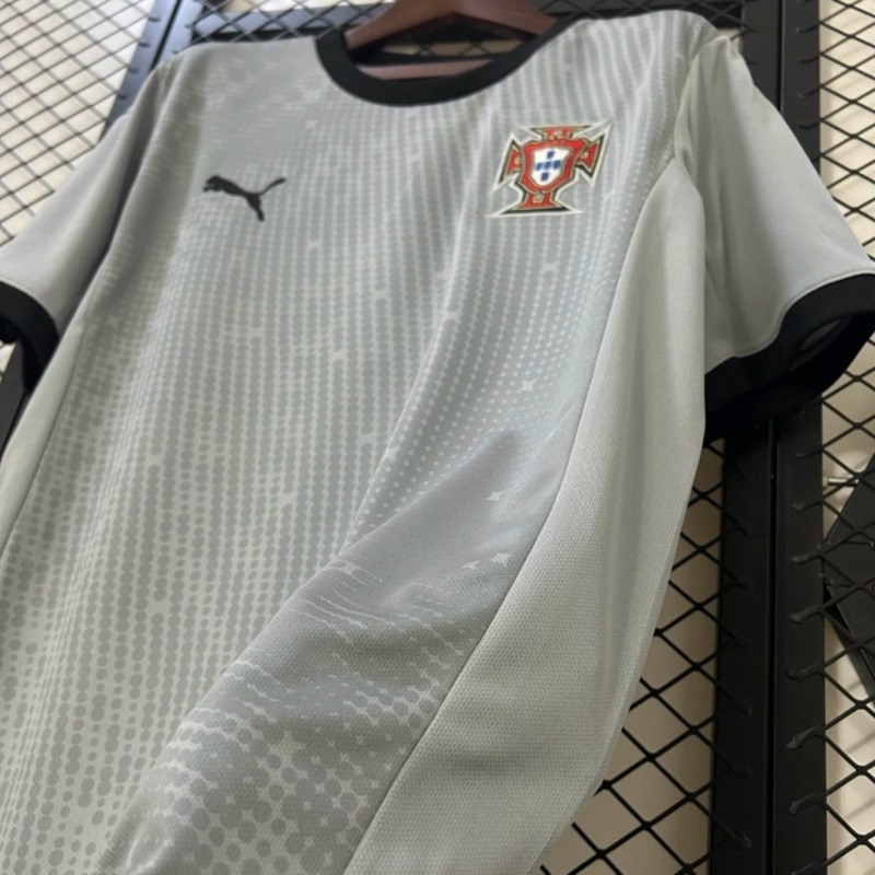 25/26 Portugal Goalkeeper Gray Jersey Fan Version