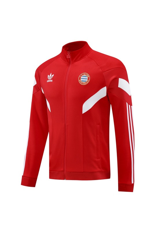 2024 Bayern Munich Red Jacket Training Suit Set Football Team Shirt Sports Fashion