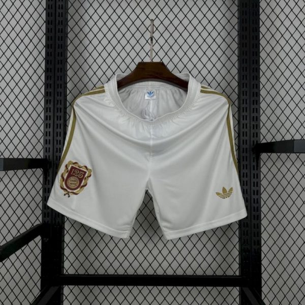 2025/26 Bayern Munich 125 Anniversary White Shorts Size:S-XXL