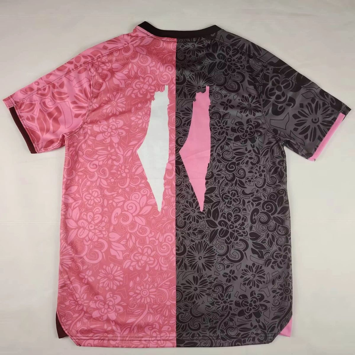 2025/26 CD Palestino Special Edition Pink and Grey Jersey Fan Version