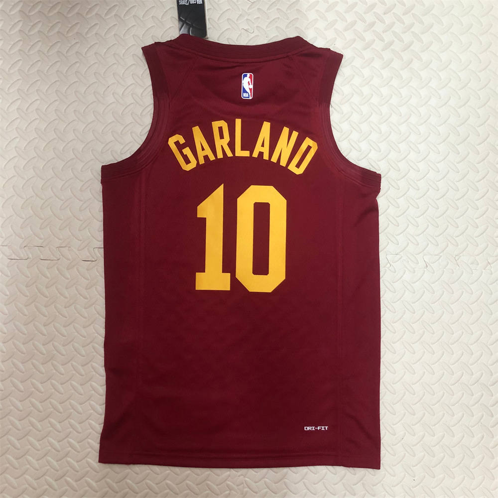 NBA Cleverland Cavaliers Round Neck Red jersey GARLAND#10 S-XXL